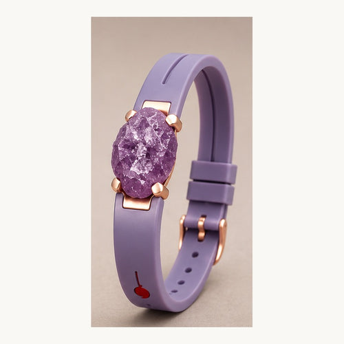 Shoesit Amethyst Energy Bracelet with lavender strap