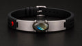 Shoesit Labradorite Energy Bracelet with black sport strap