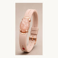 Shoesit Rose Quartz Energy Bracelet with soft pink strap
